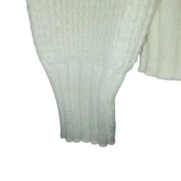 Women's Madewell Cowl Neck Sweater XS Off-White - Picture 4 of 10